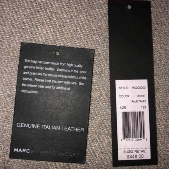 Marc by Marc Jacobs Cream Leather Cross Body Bag - Picture 2 of 4